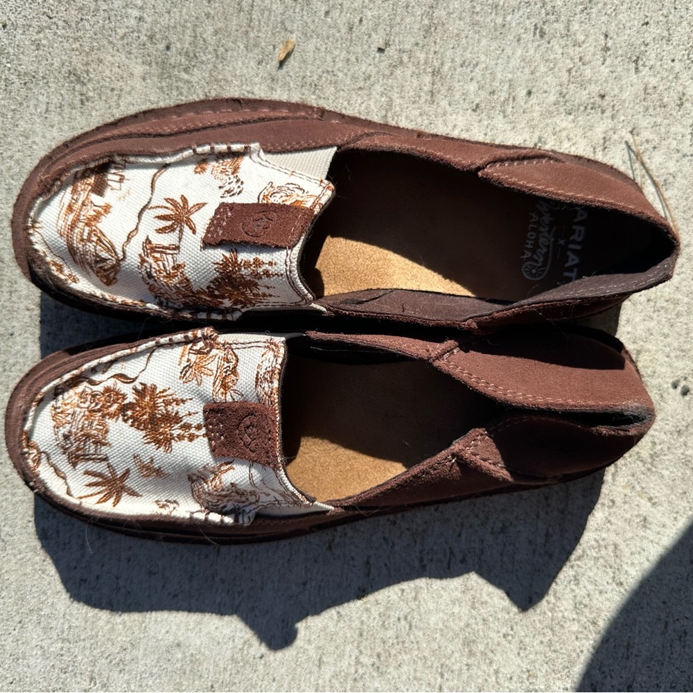 Ariat Brown and Cream Casual Shoes